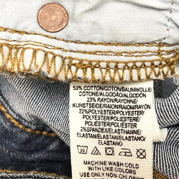 Free People Women's Jeans Skinny Dark Wash size 29 style OB420648 length 28" - Picture 8 of 10